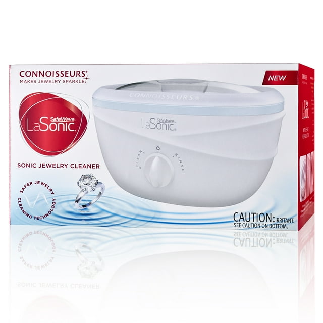 Connoisseurs La Sonic Safewave Jewelry Cleaner Machine, Professional Jewelry Cleaning at Home, Safe on Jewelry