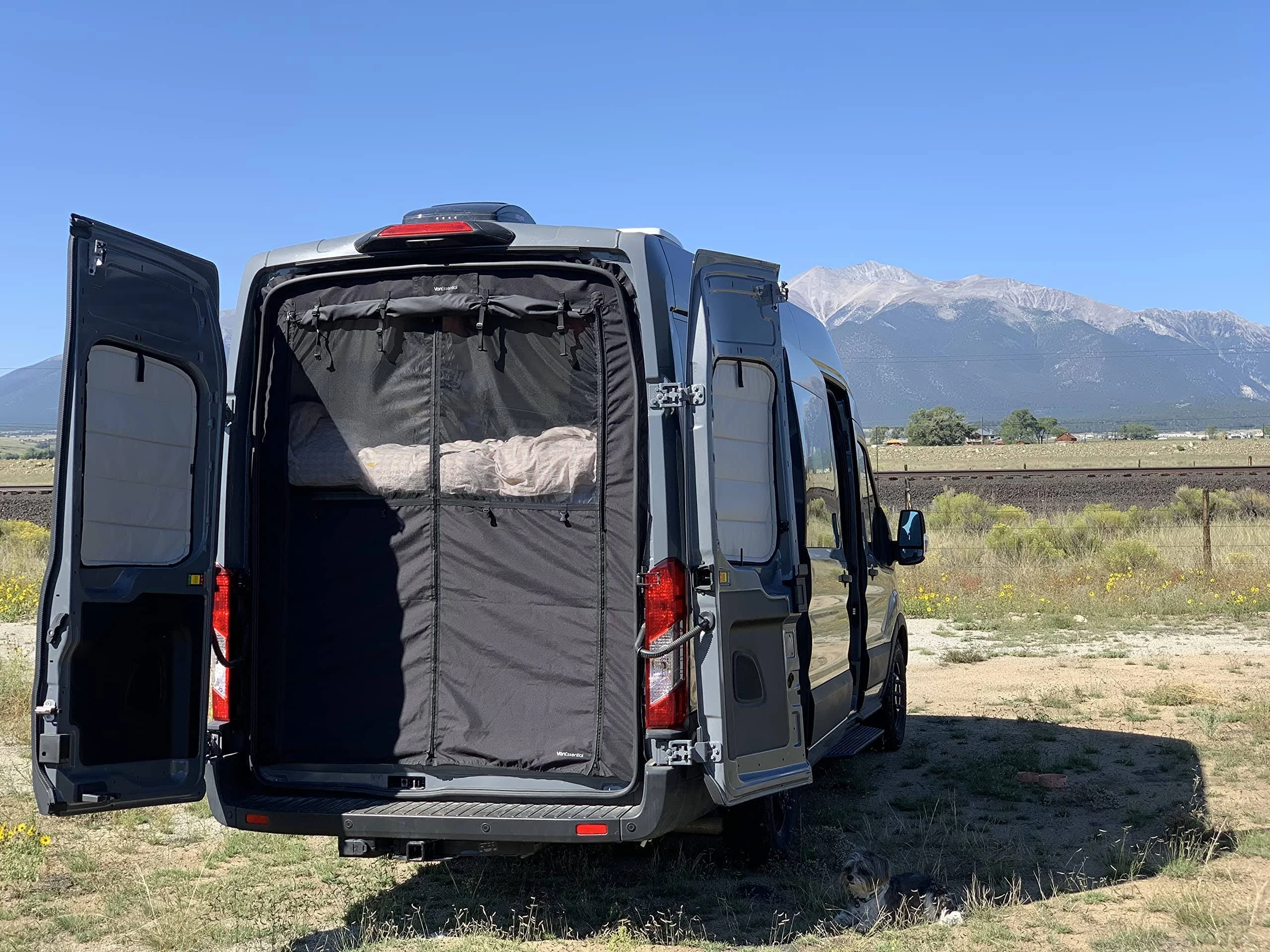 VanEssential Ford Transit Rear Door Bug Screen