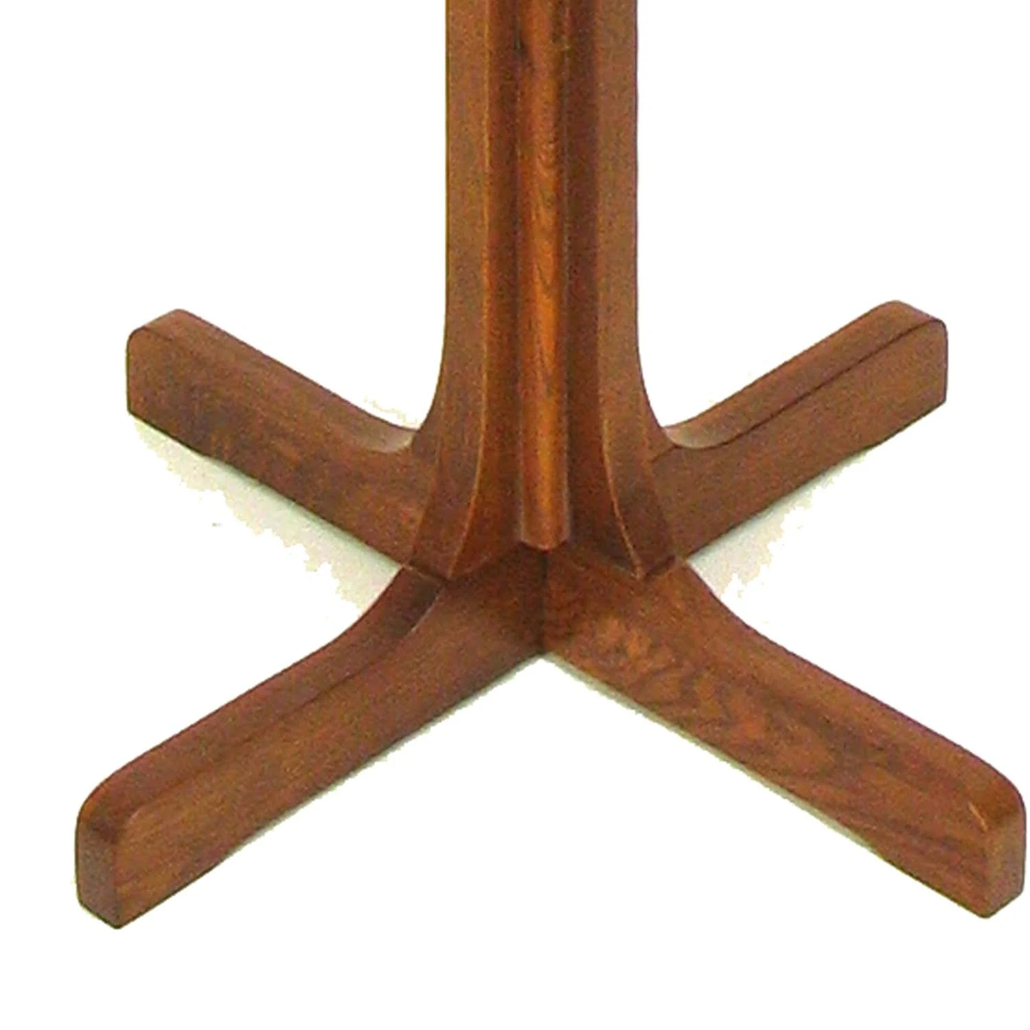 Wooden Coat Stand With X Frame Base And Metal Hooks, Oak Brown - Coatracks And Umbrella Stands - by VirVentures | Houzz