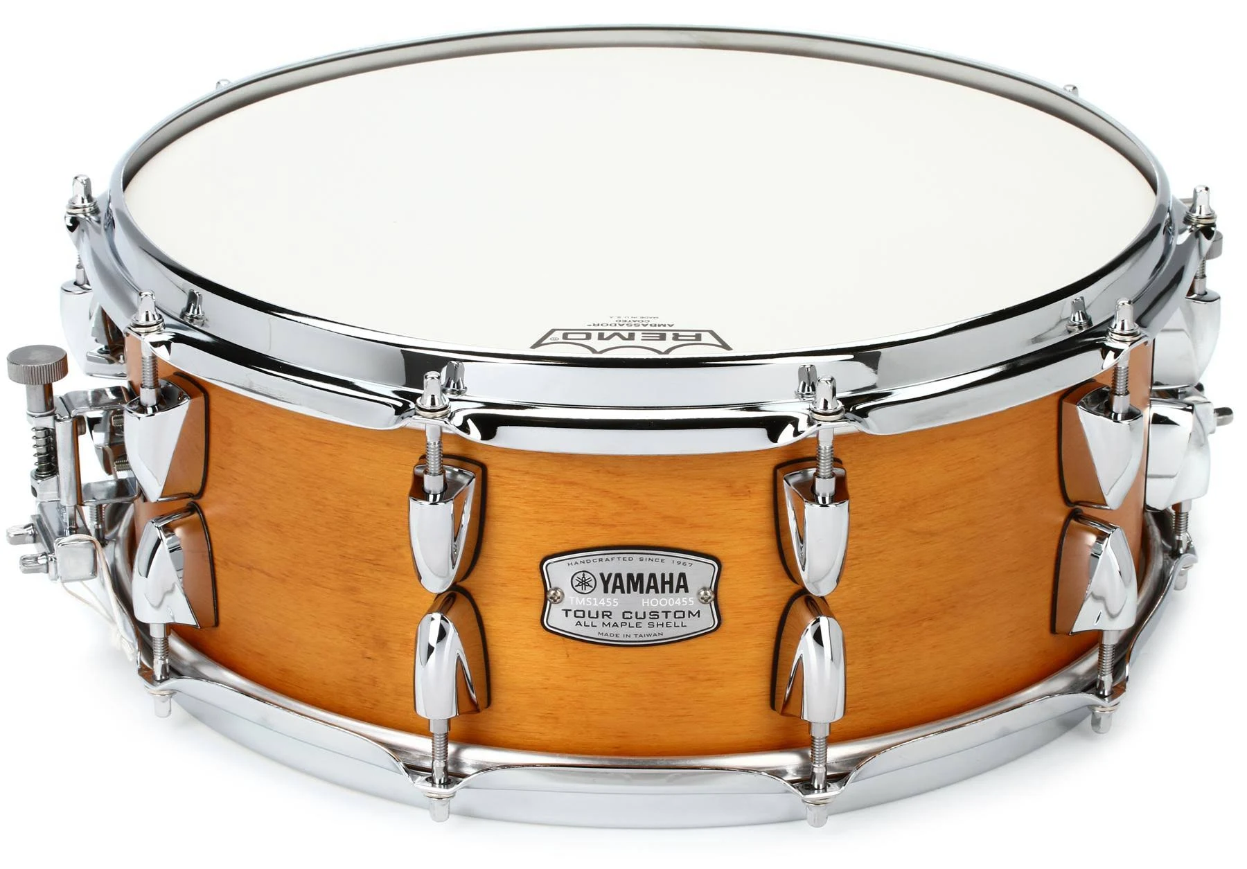 Yamaha Tour Custom Maple 14" x 5.5" Snare Drum, Candy Apple Satin