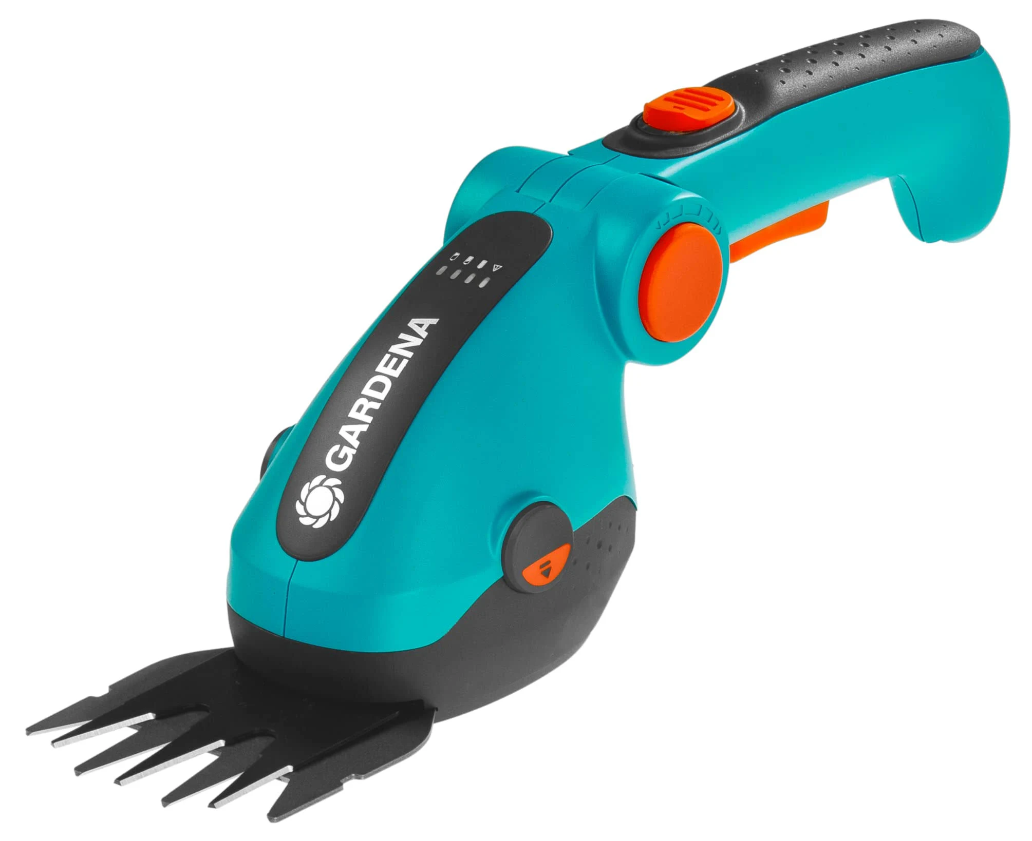 GARDENA (09887) Cordless Hedge Trimmer and Grass Shears, Electric Garden Tools for Battery Trimming of Lawn Edges, Shrubs, and Bushes. Handheld with 80 Min Runtime.