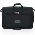 Gator Cases Padded Nylon Dual Carry Tote Bag For Transporting Two LCD Screens