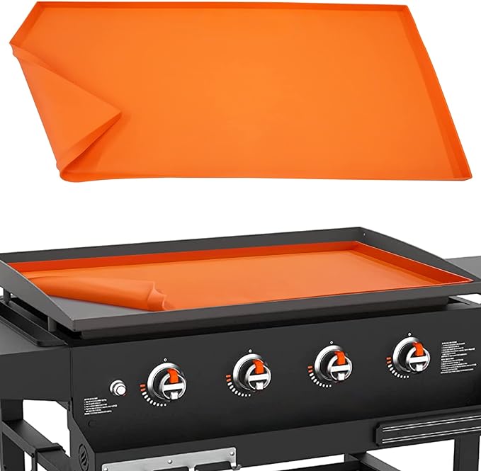 Upgraded Silicone Griddle Cover Mat Full-edge for Grill 36" Blackstone, Griddle Top Edges,Heavy Duty Food Grade Blackstone Accessories Reusable&Durable,Protect Grill from Rust,Insects & Leaves