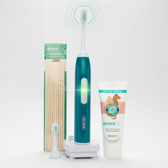 emmi pet Ultrasonic Toothbrush Set 1.0 For Your Pet