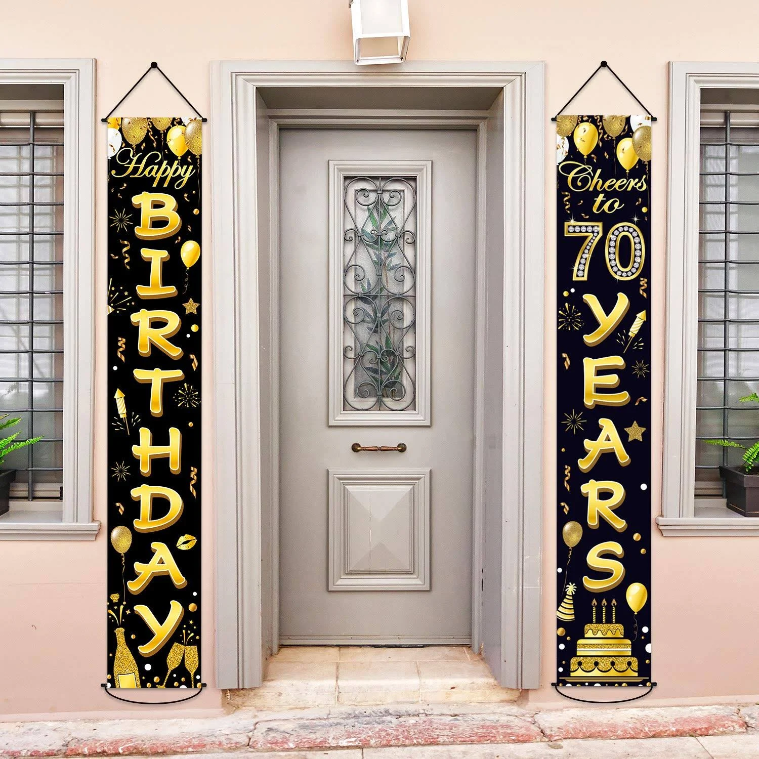 70th Birthday Party Banner Decorations