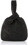 Jessica Mcclintock Logan Ball Mesh Evening Pouch, Black