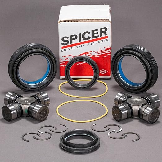 OUTER AXLE SEAL AND U-JOINT KIT - COMPATIBLE WITH FORD SUPERDUTY & EXCURSION DANA 50 99-04