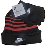 Nike Boys' Futura Beanie and Gloves Set