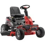 PRORUN 38-in Lead-Acid (AGM) Electric Riding Lawn Mower (Charger Included) in Red ...