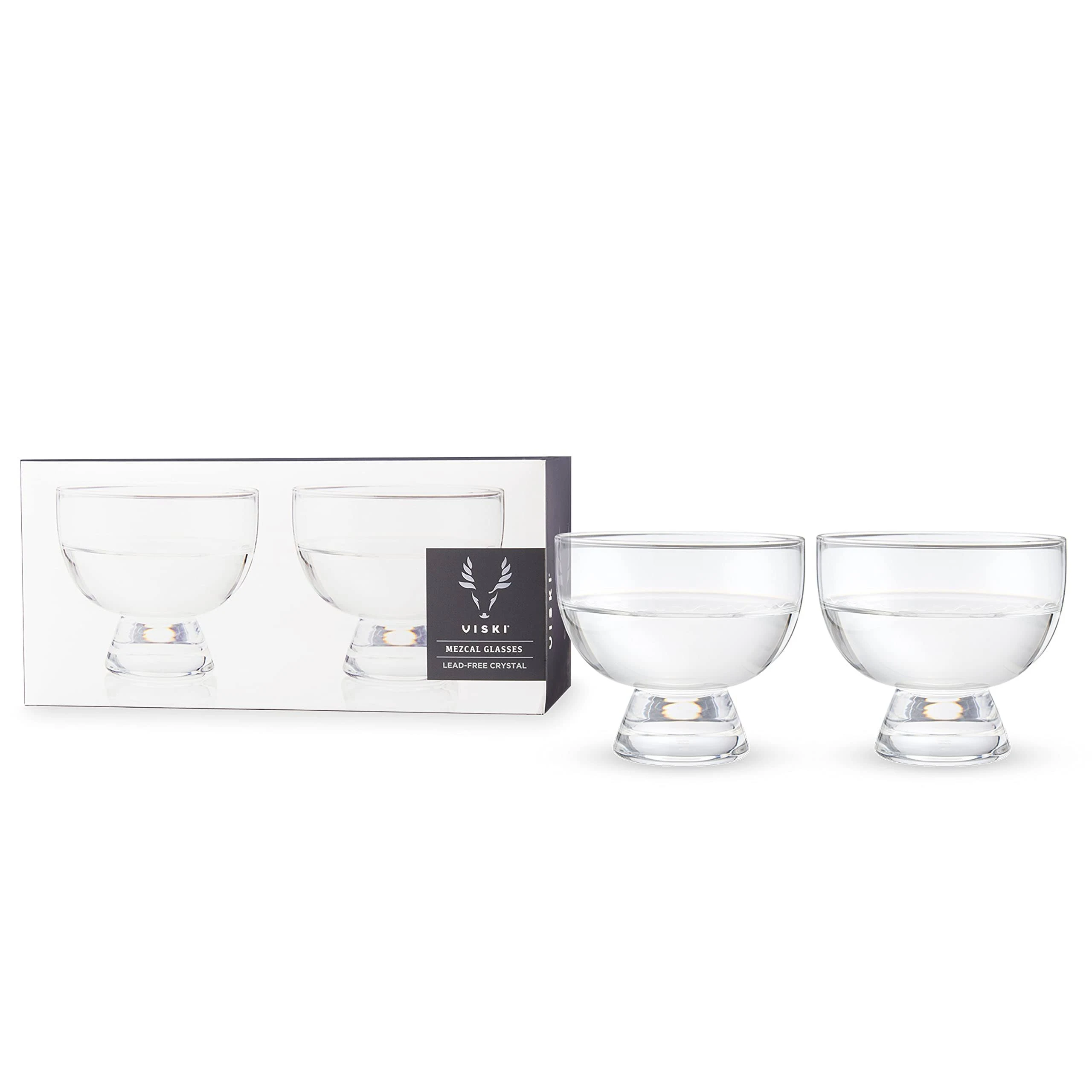 Viski Crystal Mezcal Glasses