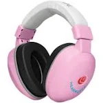 Lucid Audio Pink Baby Hear Muffs Ear Protection Noise Canceling Headphones