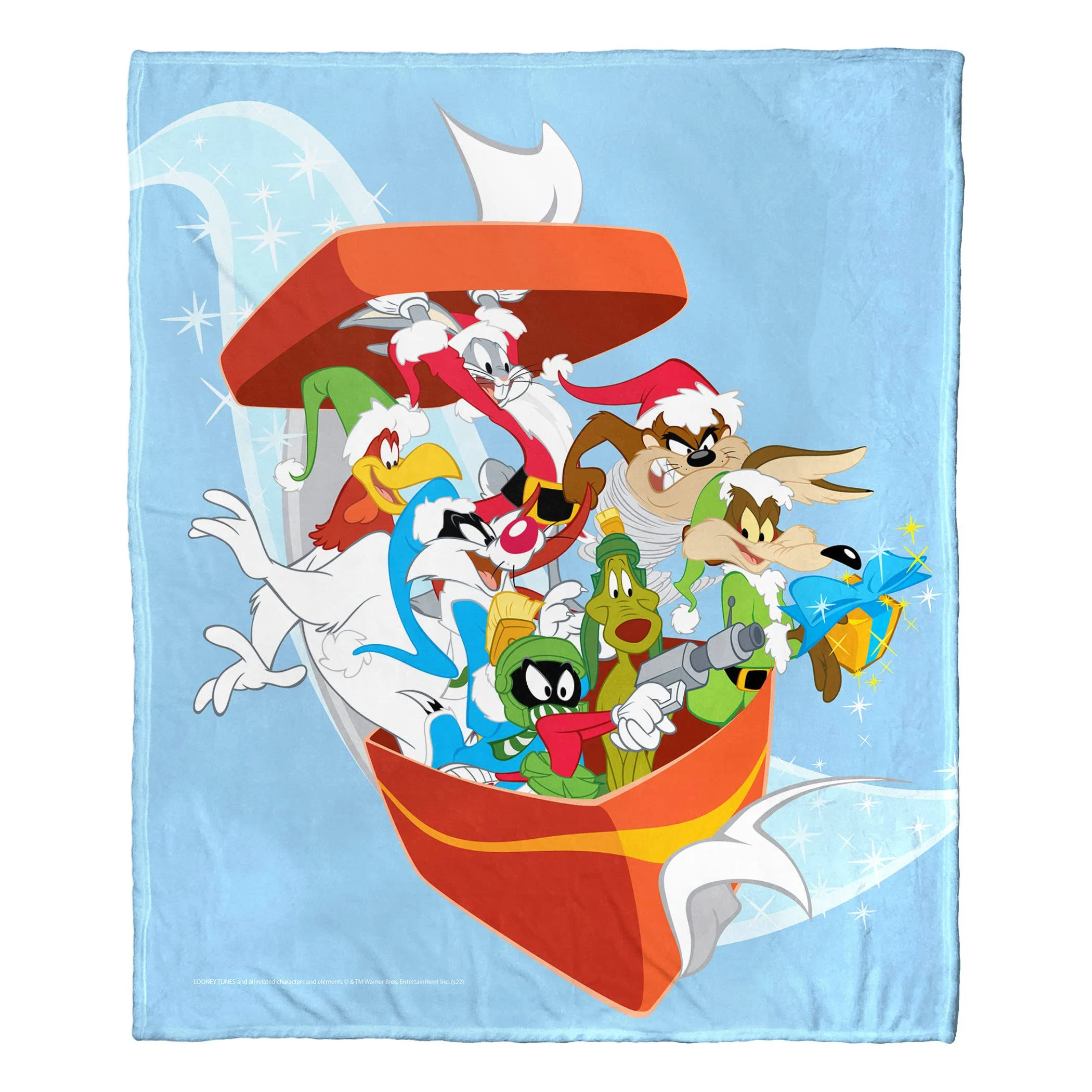 Northwest Looney Tunes Silk Touch Throw Blanket, 50" x 60", Present Thief