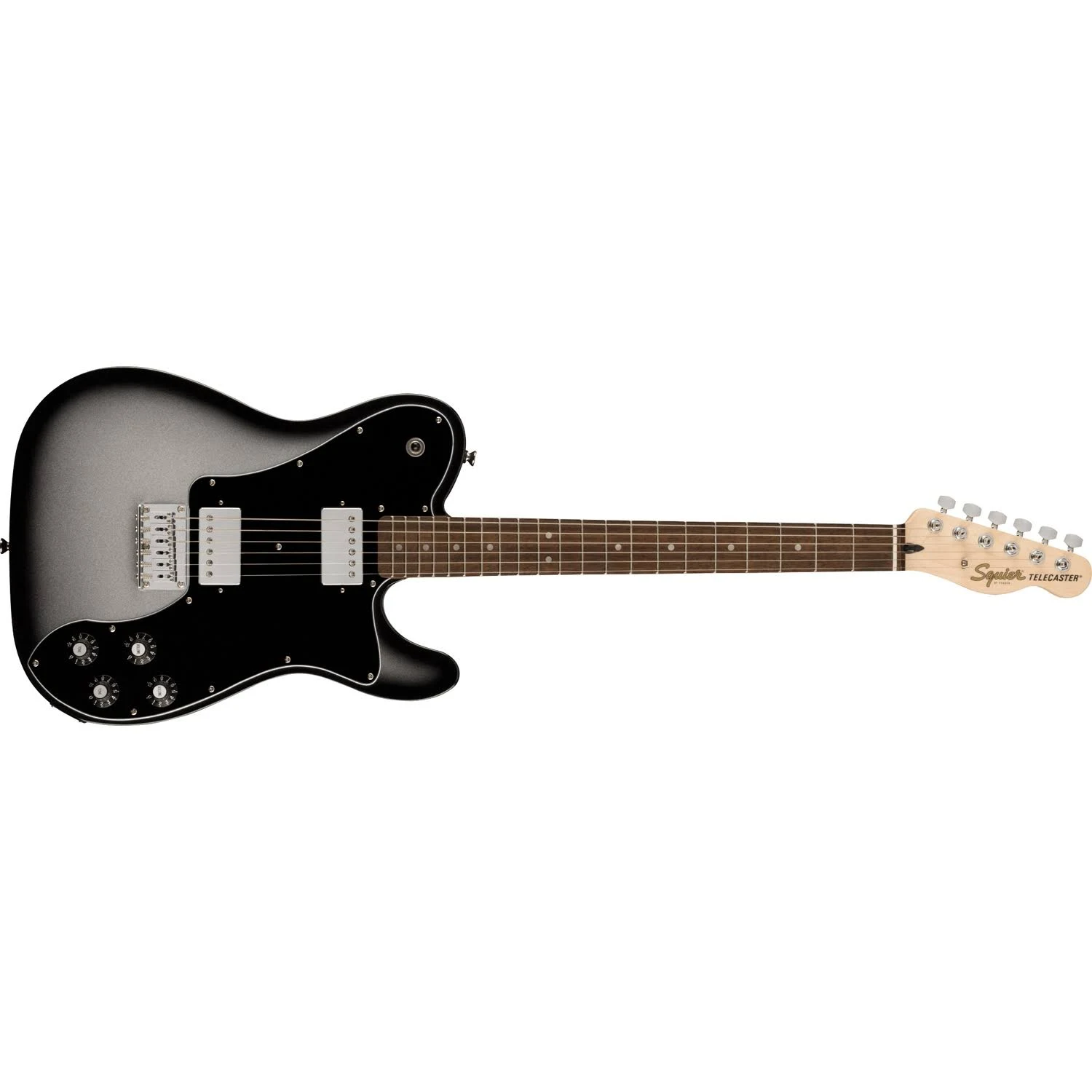 Squier Affinity Series Telecaster Deluxe Electric Guitar - Silver Burst,