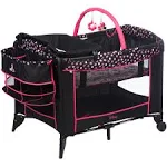 Disney Baby Sweet Wonder Baby Play Yard with Bassinet and Toy Bar, Minnie Mash Up