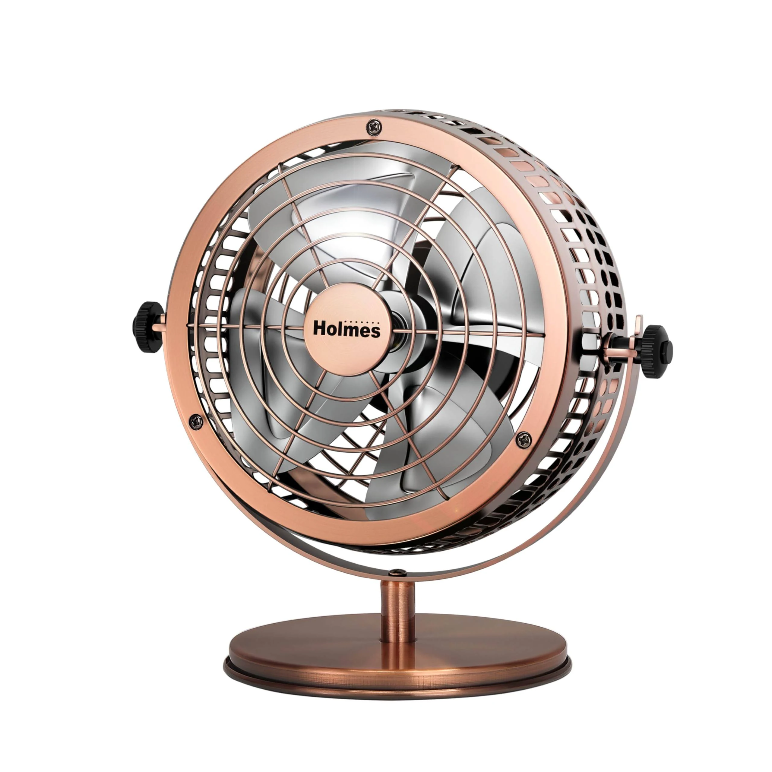 Holmes Heritage Desk Fan 6-Inch Brushed Copper