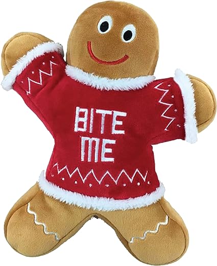 Lulubelles Power Plush Holiday Dog Toy - Eddie - Small