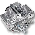 Holley Street Carburetor: 600 CFM, Electric Choke, 4 Barrel, Square Bore, Single Inlet, Shiny, 0-80457S