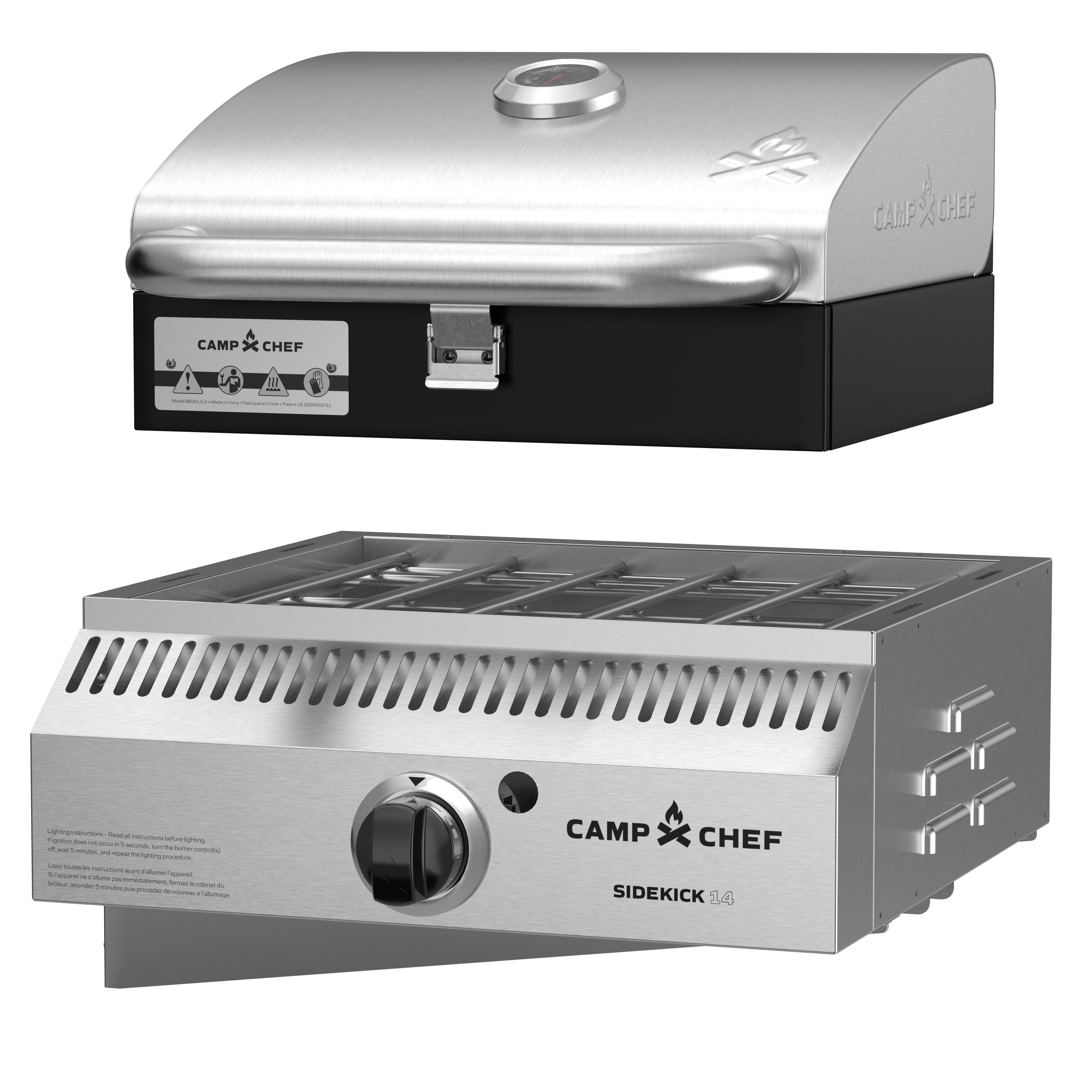 Camp Chef 14" Sidekick Sear (Includes Stainless Steel BBQ Box)