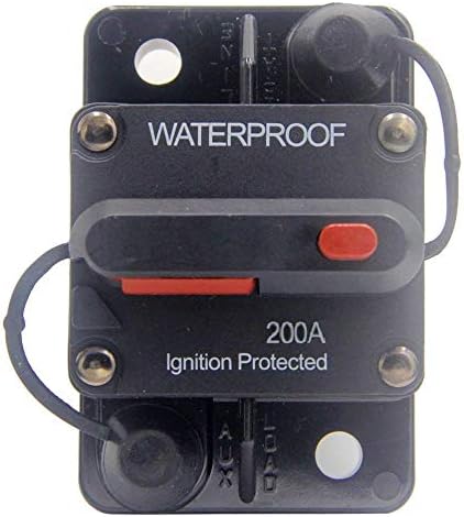 200 Amp Circuit Breaker 20a300a With Manual Reset Waterproof Inline Fuse Inverte