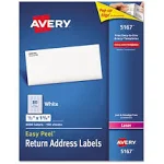 Avery Easy Peel Return Address Labels with Sure Feed Technology