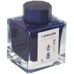 Sailor 50ml Bottled Ink in Seiboku Ultra Blue Black Pigmented From Japan