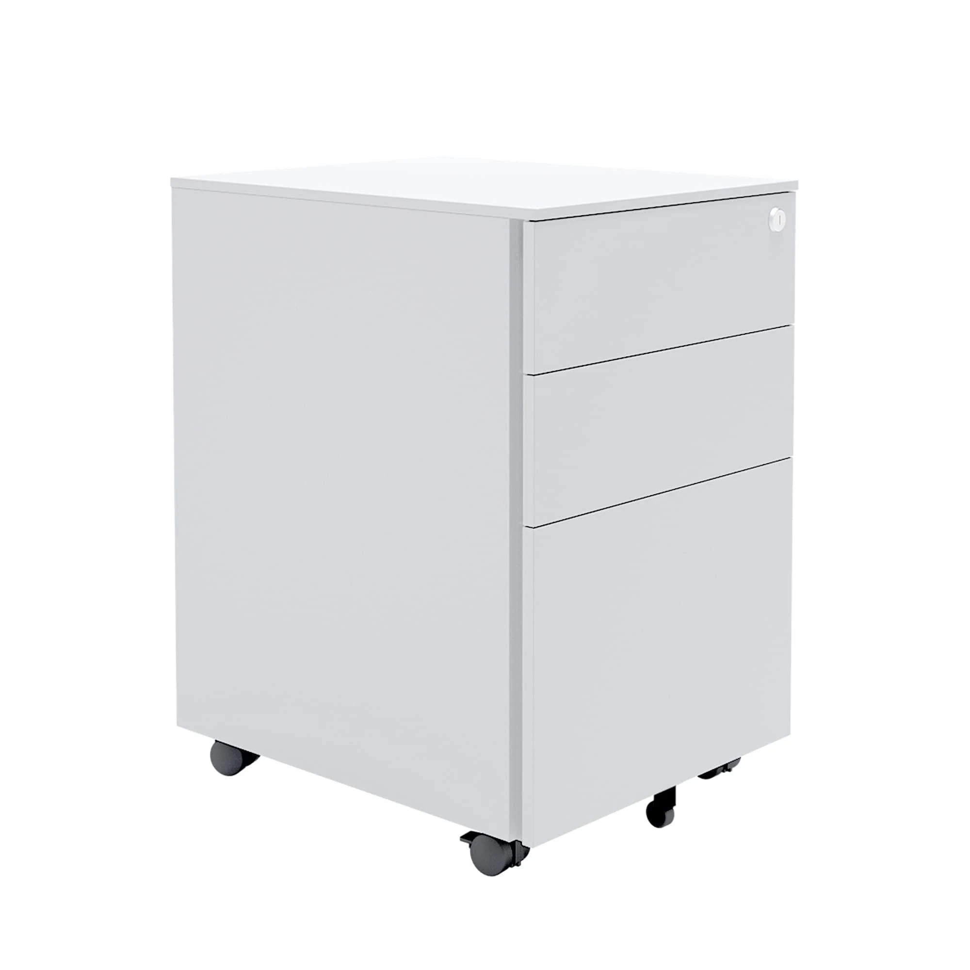 Vari Essential File Cabinet - Home Office Filing Cabinet with Three Dr