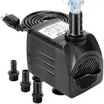 GROWNEER 550GPH Submersible Pump 30W Ultra Quiet Fountain Water Pump, 2000L/H, w