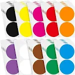 300 Pieces 3 Inch Color Coding Sticker 10 Assorted Colors Circle Labels Dot Stic