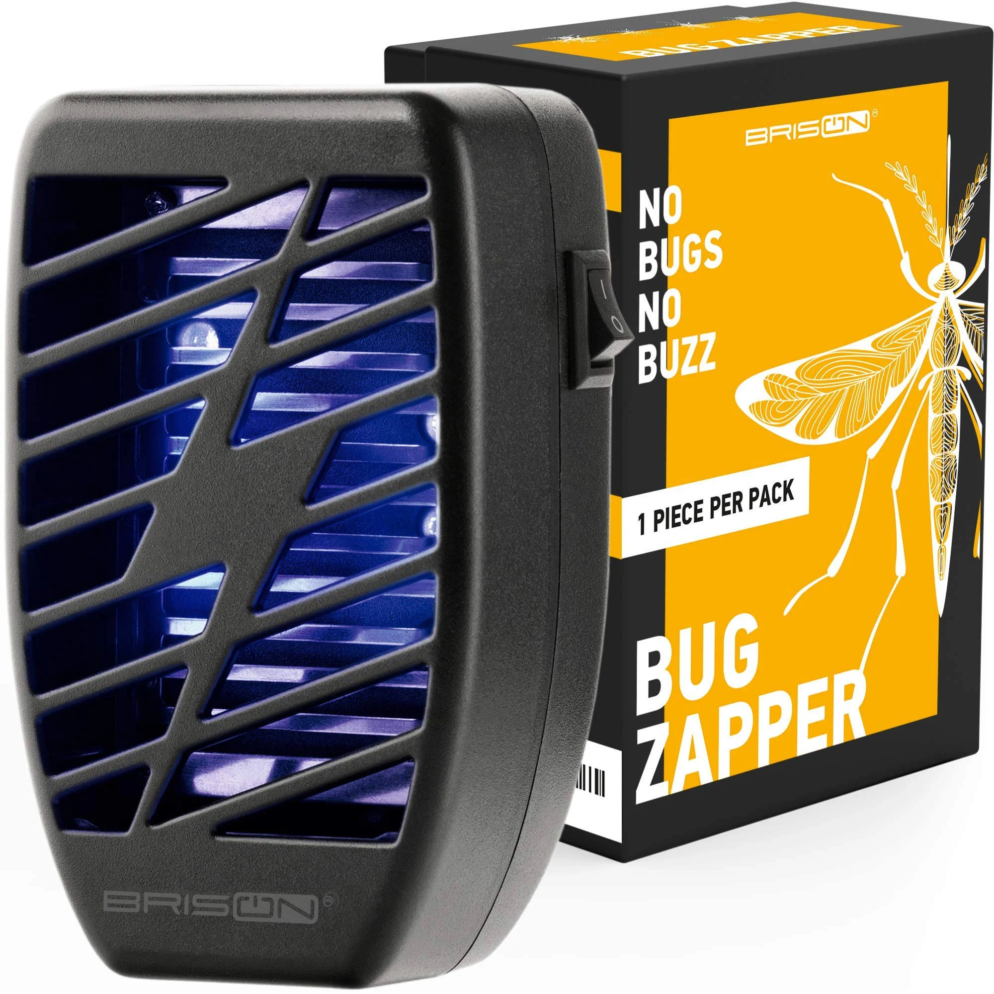 Indoor Bug Zapper Fly Zapper Mosquitos Zapper - Electric Portable Plug