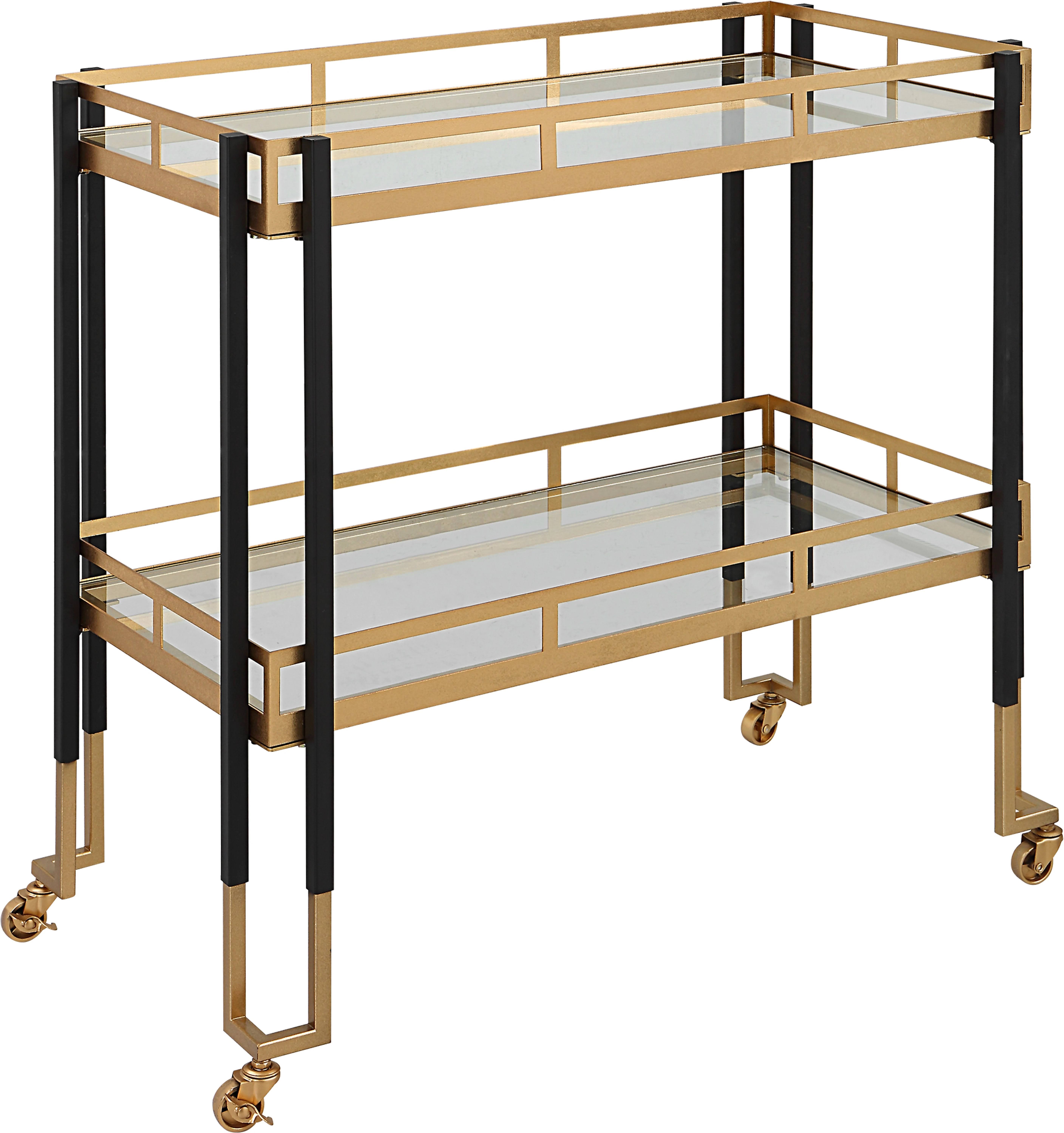 Uttermost Kentmore Modern Bar Cart