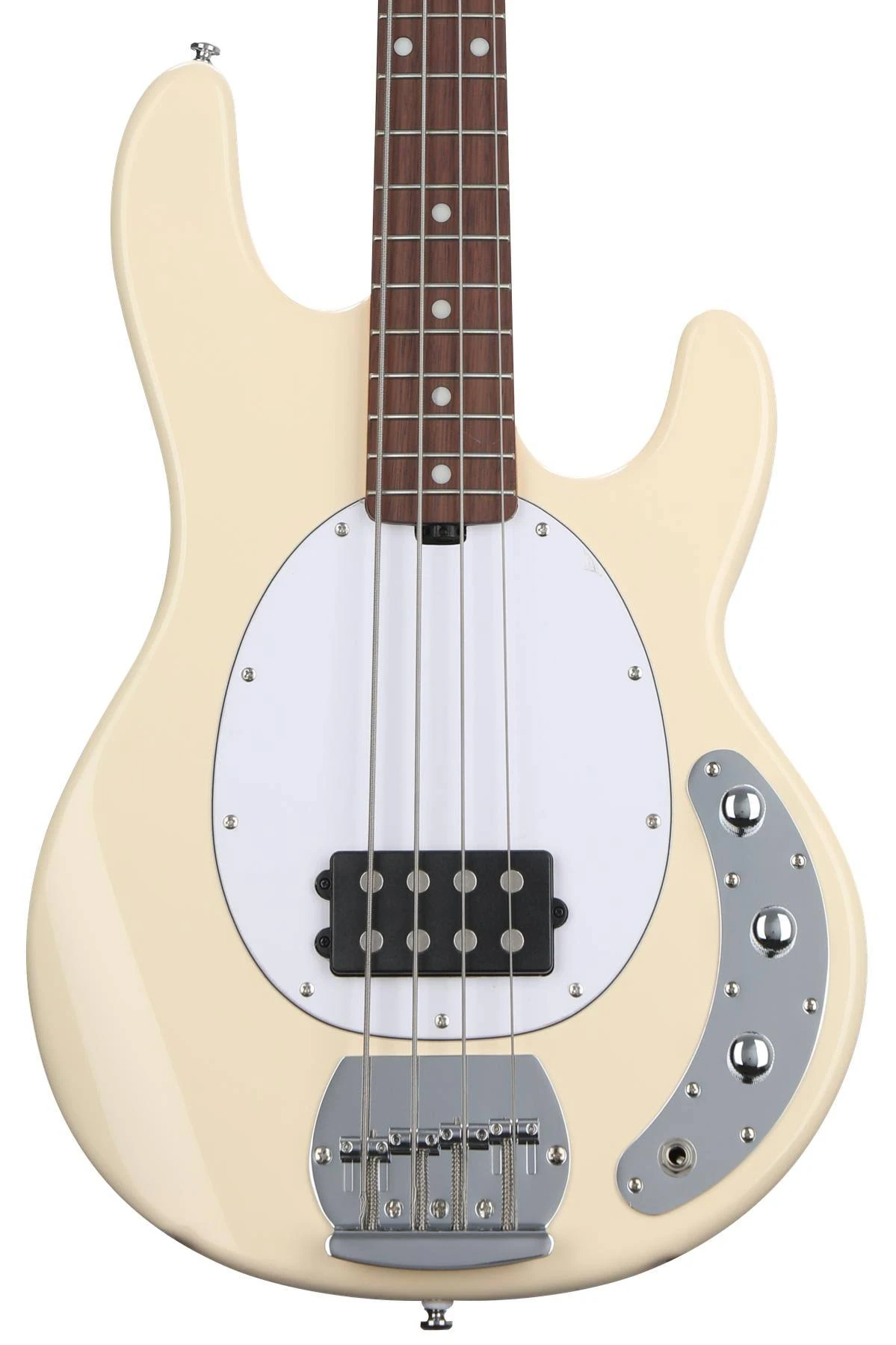 Sterling by Music Man Stingray Ray4 Bass Guitar (Vintage Cream)