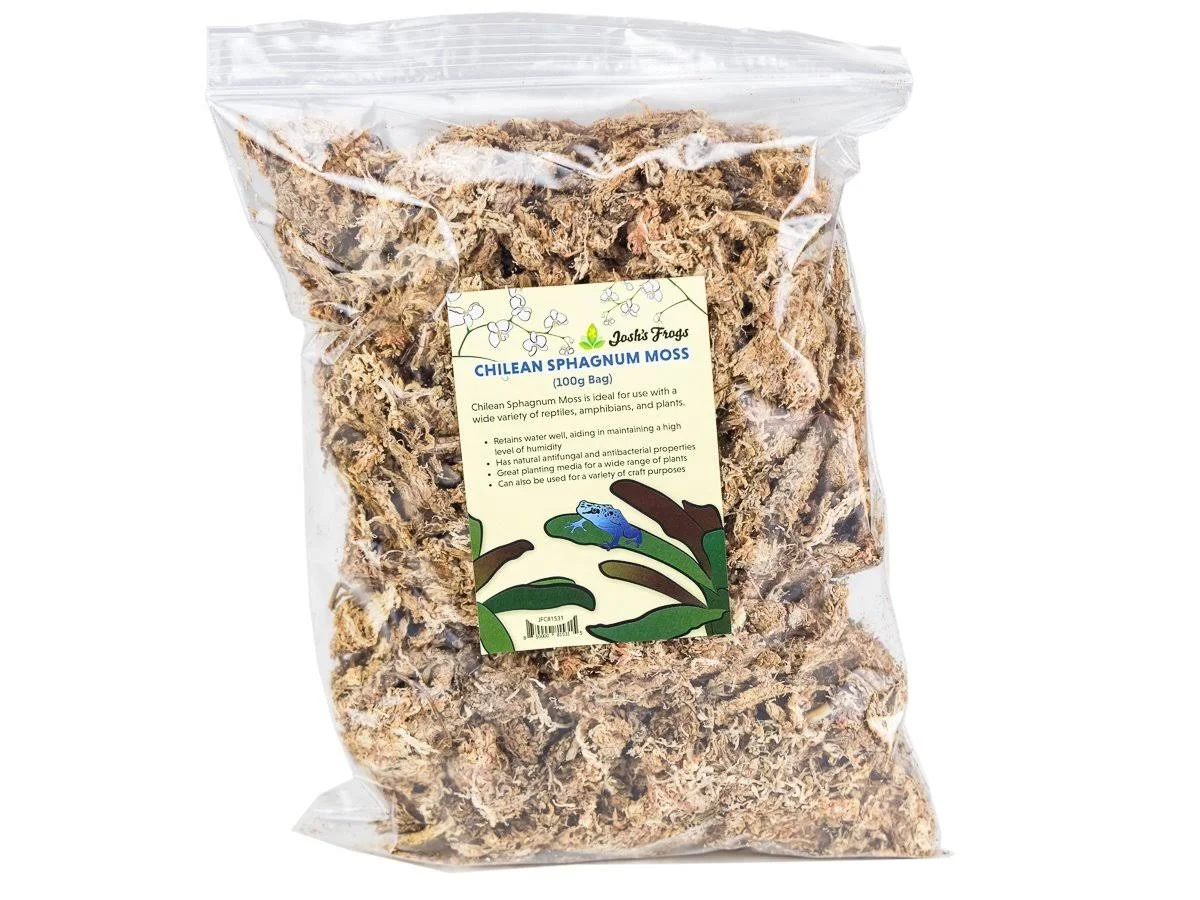 Josh's Frogs Chilean Sphagnum Moss 100g Bag