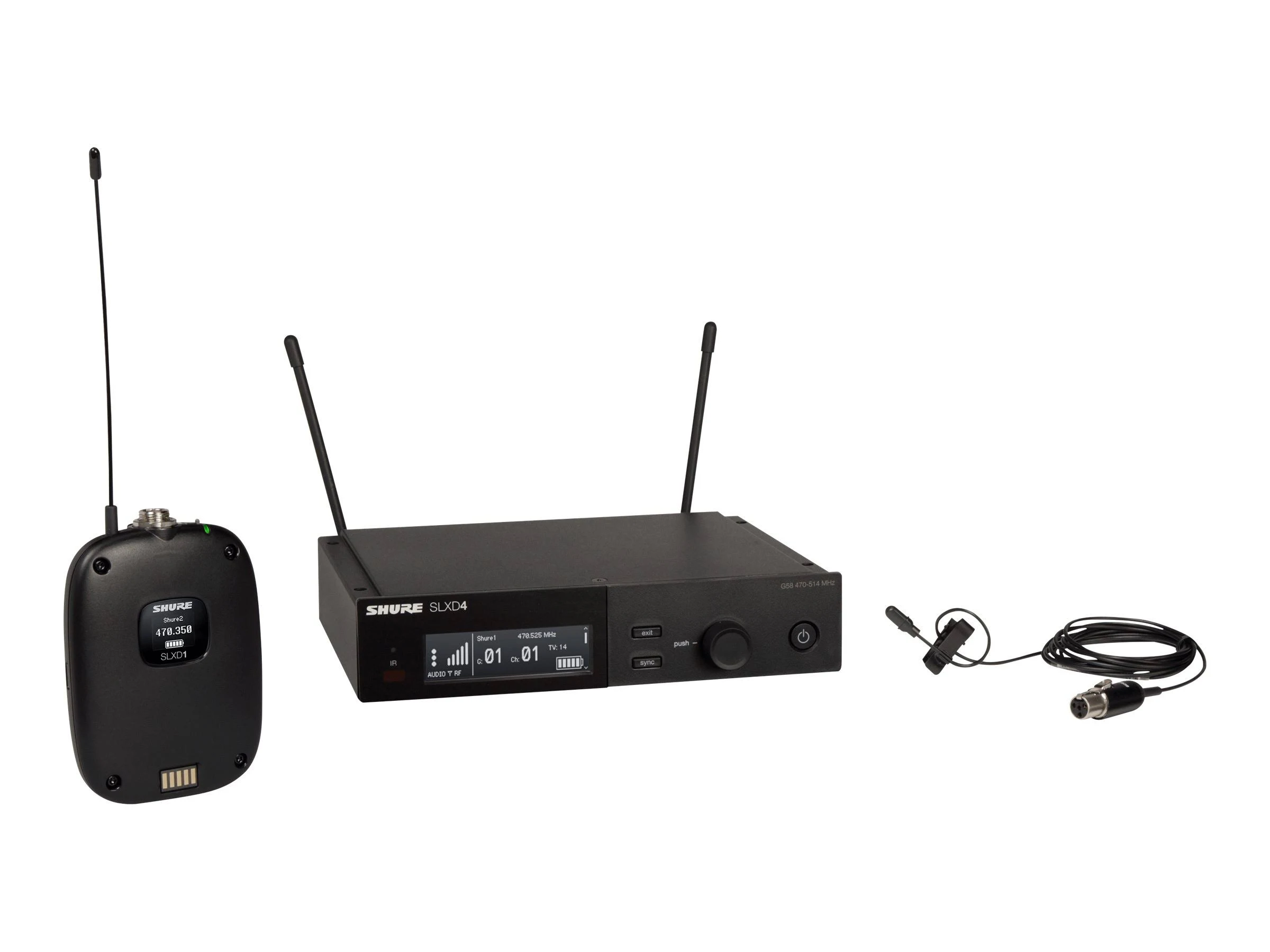 Shure SLXD14/DL4B-H55 Wireless Bodypack System