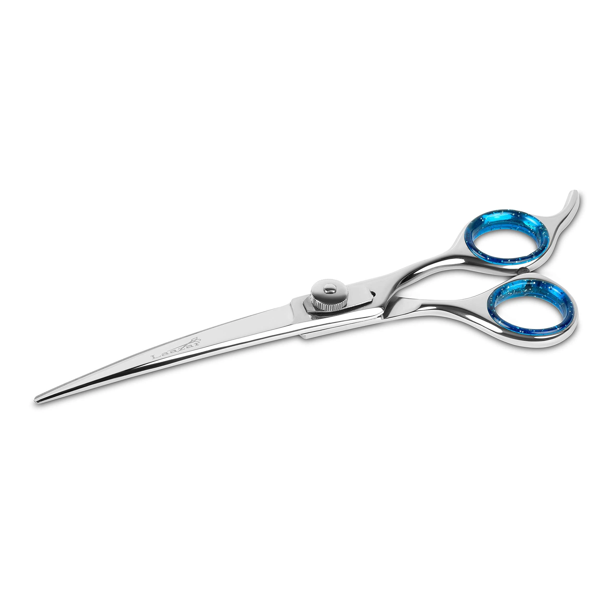 Laazar Pro Shears, Curved Pet Grooming Shear, 7" Scissors