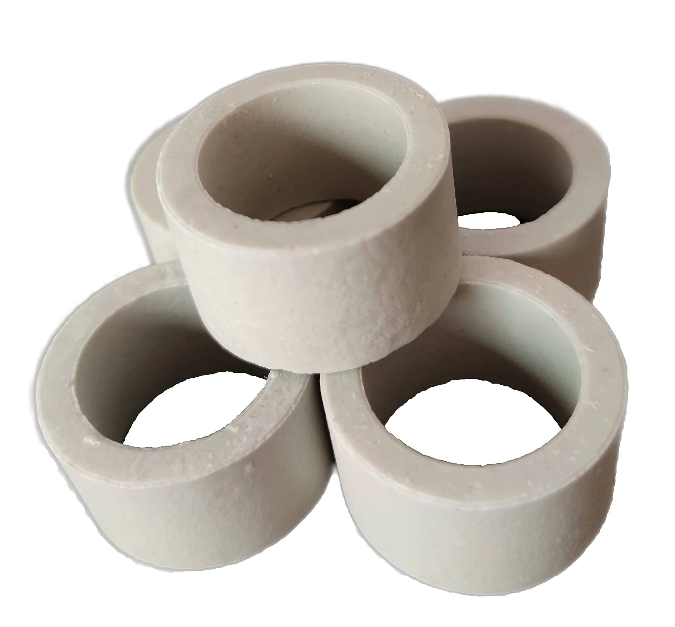 5pcs Anti-Floating Ceramic Aquatic Plant Rings for Aquarium Plants Fixing