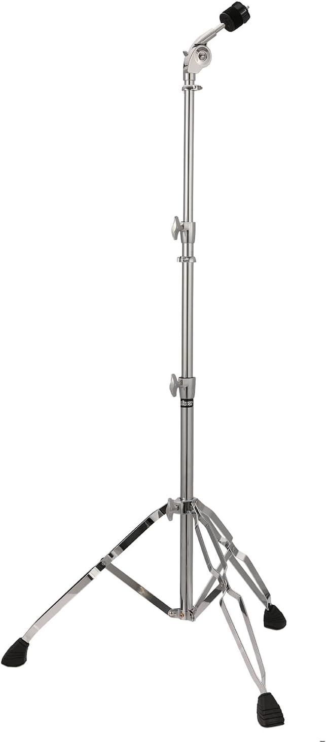 Starfavor Straight Cymbal Stand Double Braced Support Adjustable Height 22&#034;-49&#034;