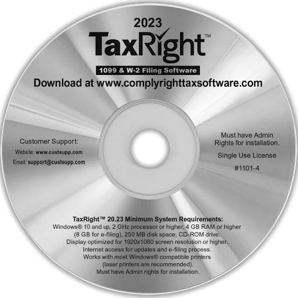 ComplyRight TaxRight 2024 Software