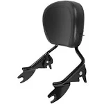 Black Shorty Detachable Sissy Bar Backrest