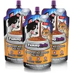 YummyRade – Pet Meal Topper for Dry Dog Food | Healthier Gravy Meal Enhancer & Tasty Low Calorie | Grain Free, Chicken Flavored | Flavor-Boosting Gravy Topper Pets Love! | (250ml x 3)