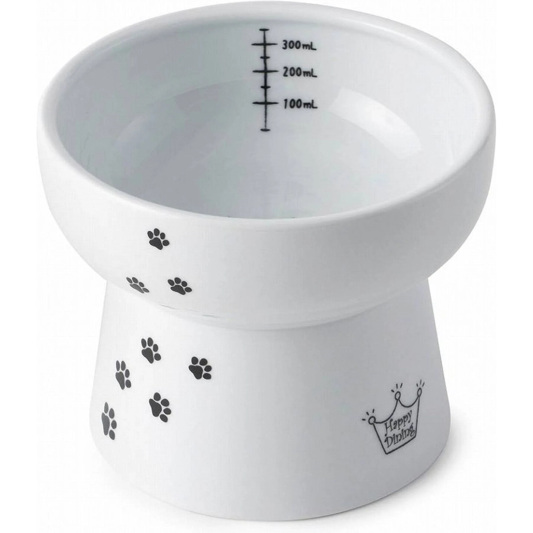 Necoichi Extra Tall Raised Cat Water Bowl (Cat)