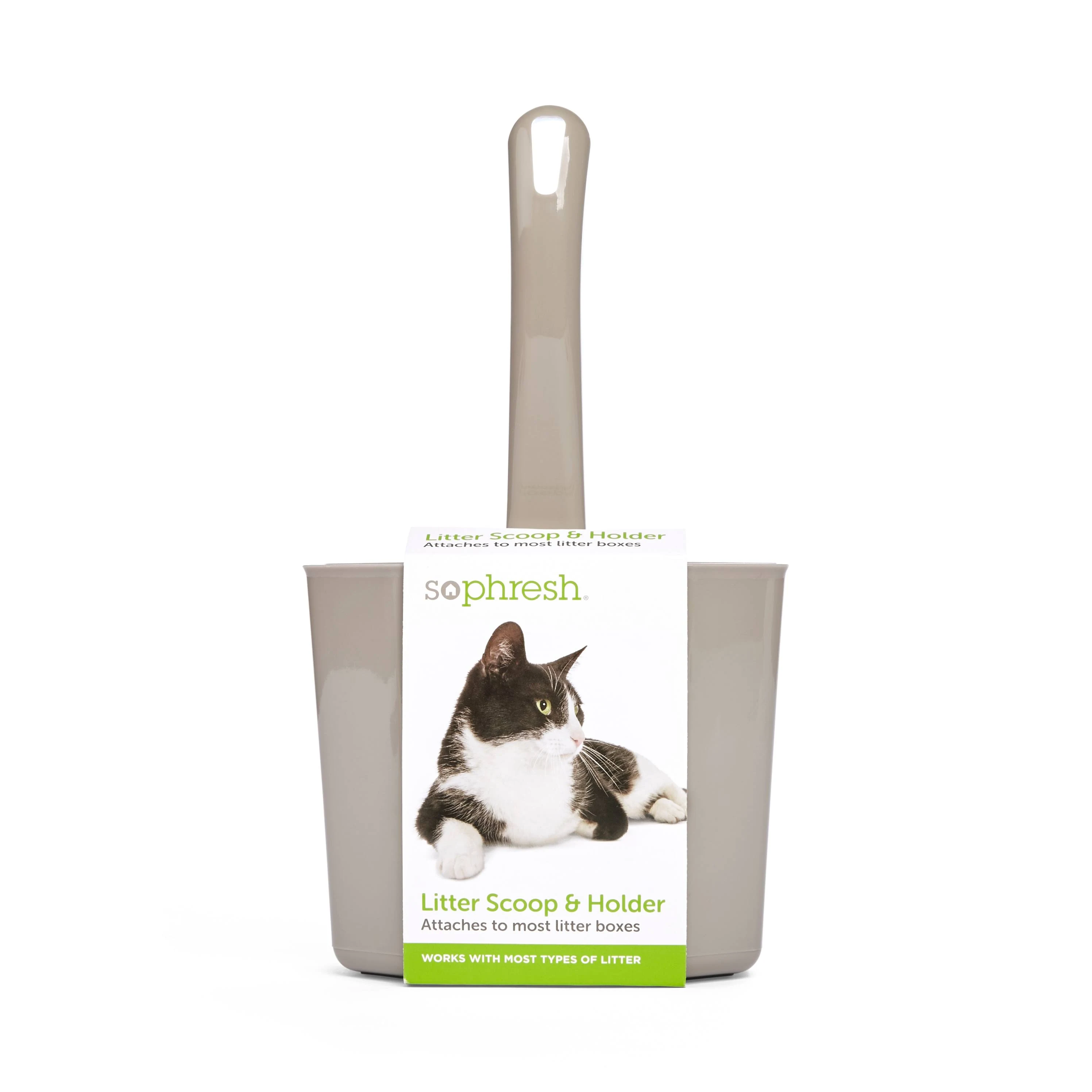 So Phresh Scoop & Holder with Receptacle Cat Litter, 6" L x 5" W x 12" H