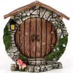 Top Collection 5.25" Miniature Fairy Garden & Terrarium Charming Round Door