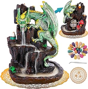 Dragon Incense Burner Dragon Backflow Incense Burner Dragon Waterfall Backflow Incense Burner Cones Incense Burner