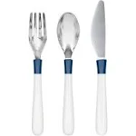 OXO - 3pk Tot Cutlery Set for Big Kids, Navy