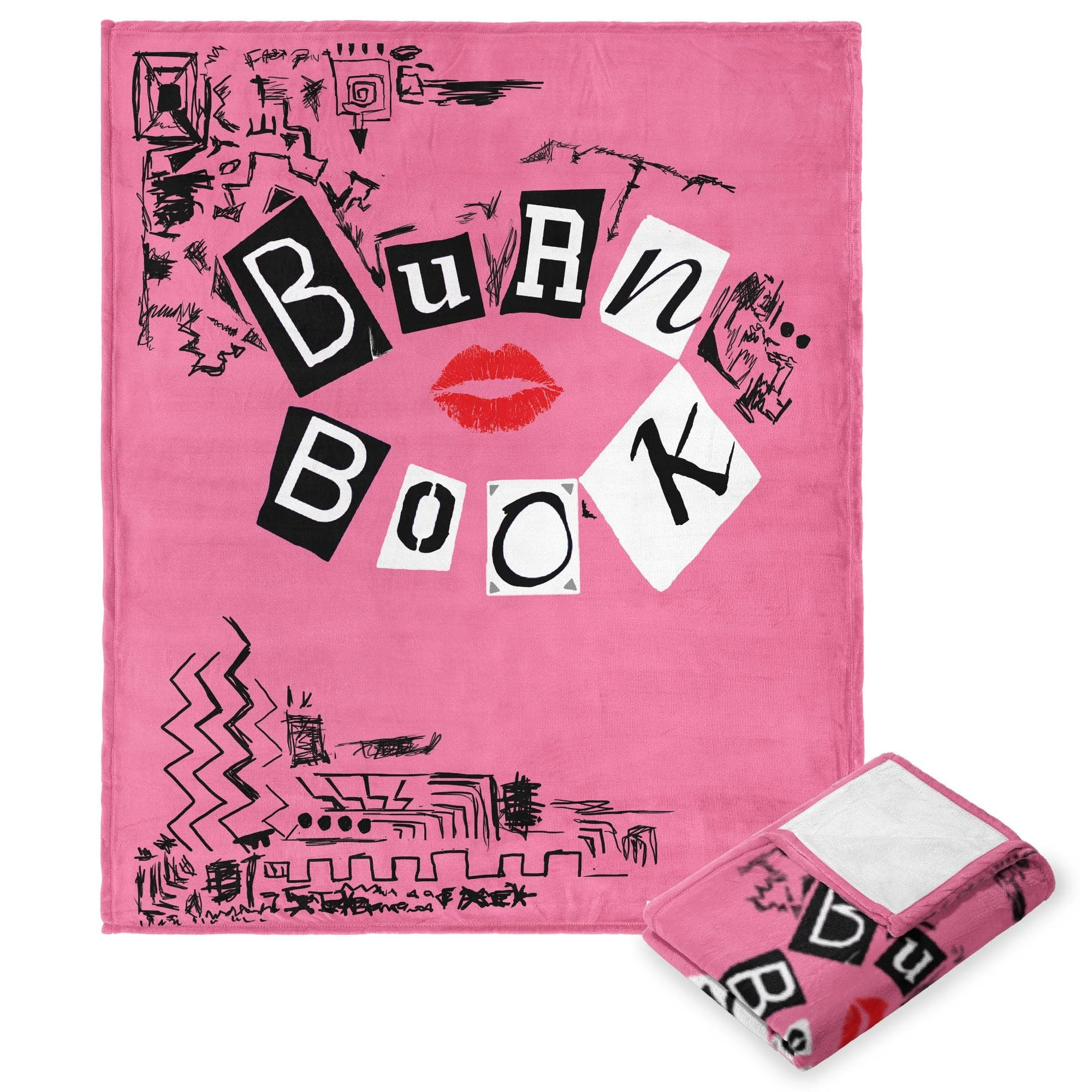 Northwest Mean Girls Burn Book Silk Touch Throw Blanket