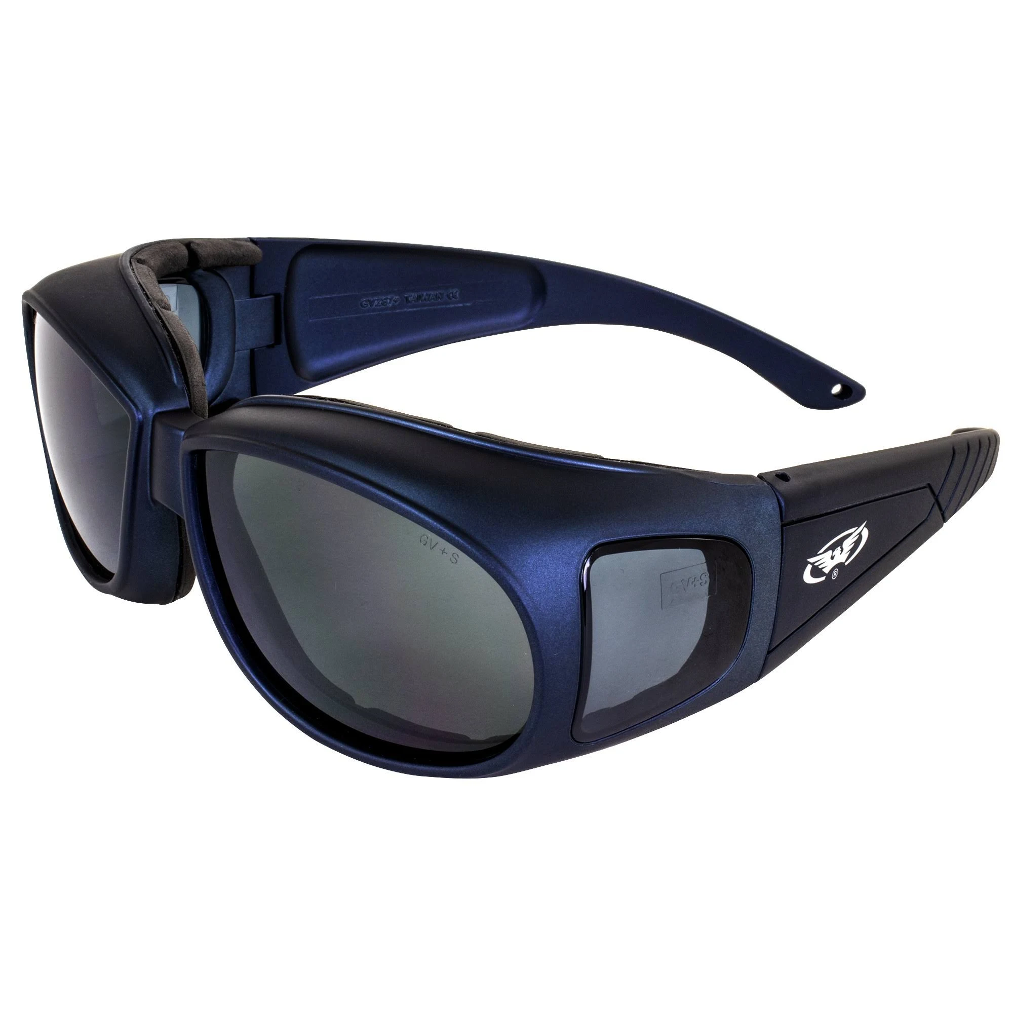 Global Vision Outfitter Padded Fit-Over Motorcycle Safety Sunglasses