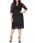 Women's Kiyonna Scalloped Boudoir Lace Dress