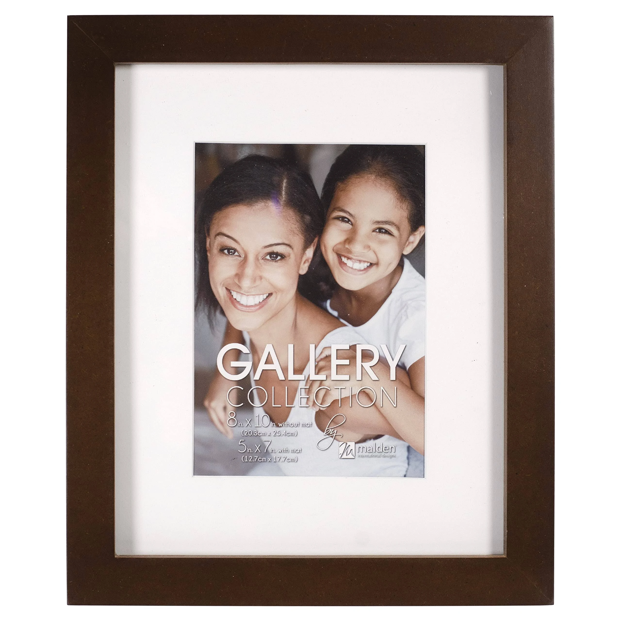 Gallery Walnut Displays 8x10 5x7 Photos - 5x7