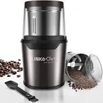 LINKChef Coffee Grinder Electric LINKChef Nut & Spice Grinder 250W with Large Capacity Detachable Stainless Steel Bowl and Electric Wire