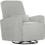 Evolur Holland Upholstered Swivel Glider Harbor